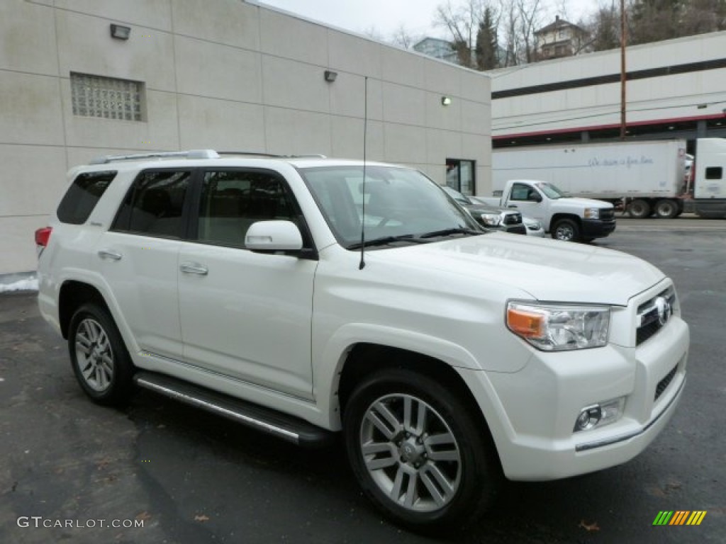 2011 4Runner Limited 4x4 - Blizzard White Pearl / Sand Beige photo #1