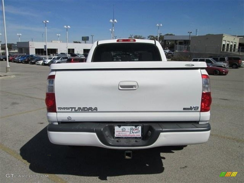 2005 Tundra Limited Double Cab - Natural White / Taupe photo #6