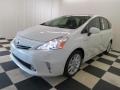 2013 Blizzard White Pearl Toyota Prius v Five Hybrid  photo #3