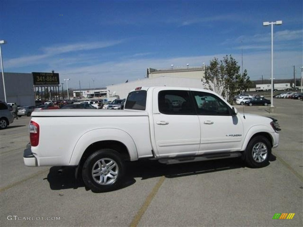 2005 Tundra Limited Double Cab - Natural White / Taupe photo #7