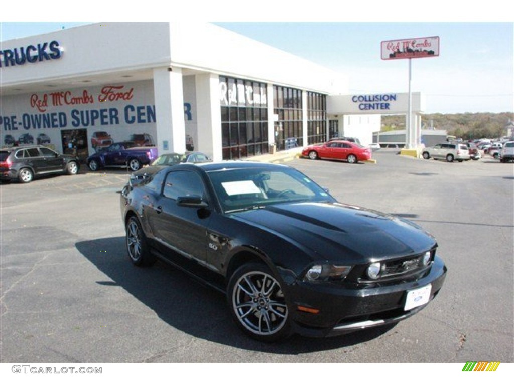 2011 Mustang GT Premium Coupe - Ebony Black / Charcoal Black photo #1