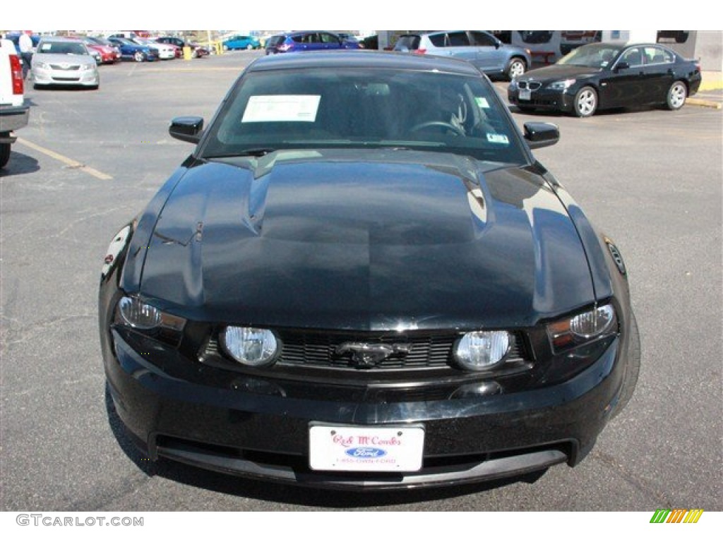 2011 Mustang GT Premium Coupe - Ebony Black / Charcoal Black photo #8