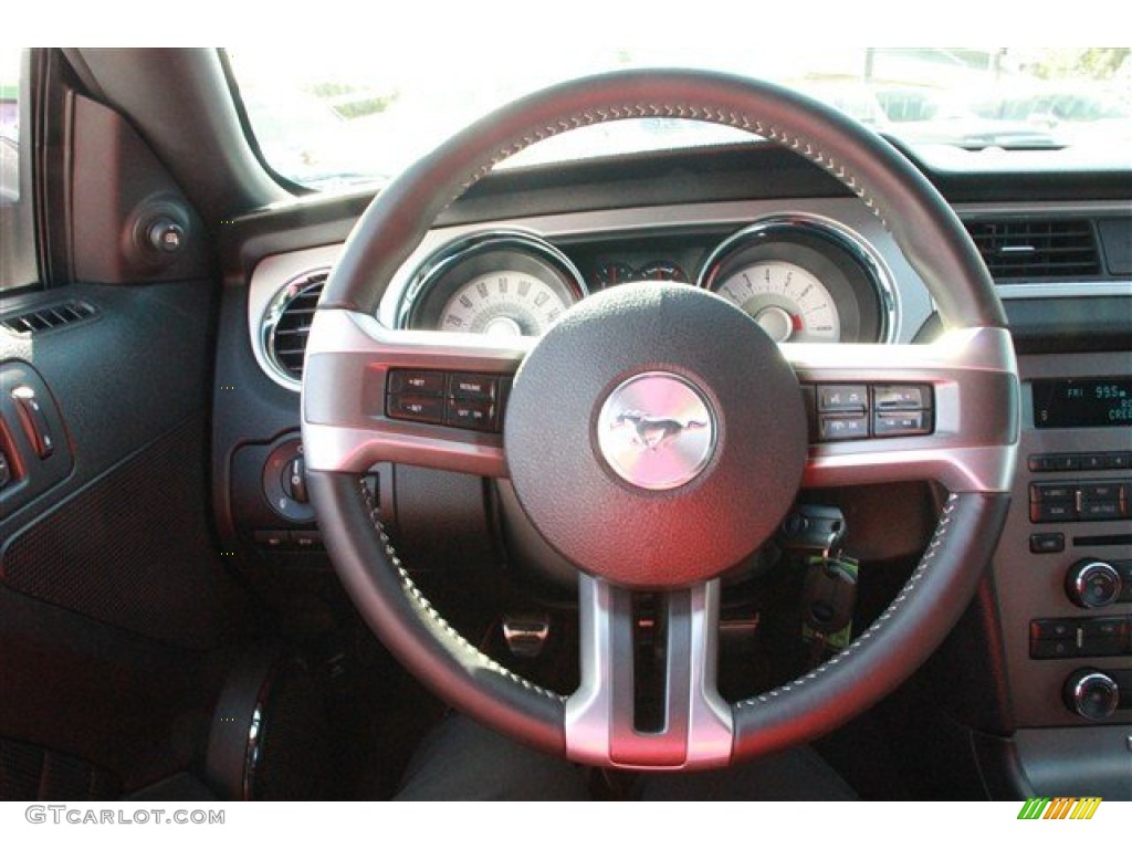 2011 Mustang GT Premium Coupe - Ebony Black / Charcoal Black photo #25