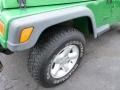 2005 Electric Lime Green Pearl Jeep Wrangler X 4x4  photo #8
