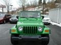 2005 Electric Lime Green Pearl Jeep Wrangler X 4x4  photo #17