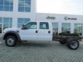 Oxford White - F450 Super Duty XL Crew Cab 4x4 Chassis Photo No. 2