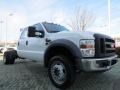 Oxford White - F450 Super Duty XL Crew Cab 4x4 Chassis Photo No. 7
