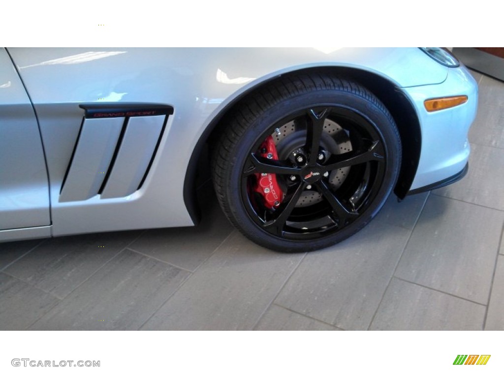 2013 Corvette Grand Sport Coupe - Blade Silver Metallic / Ebony photo #6