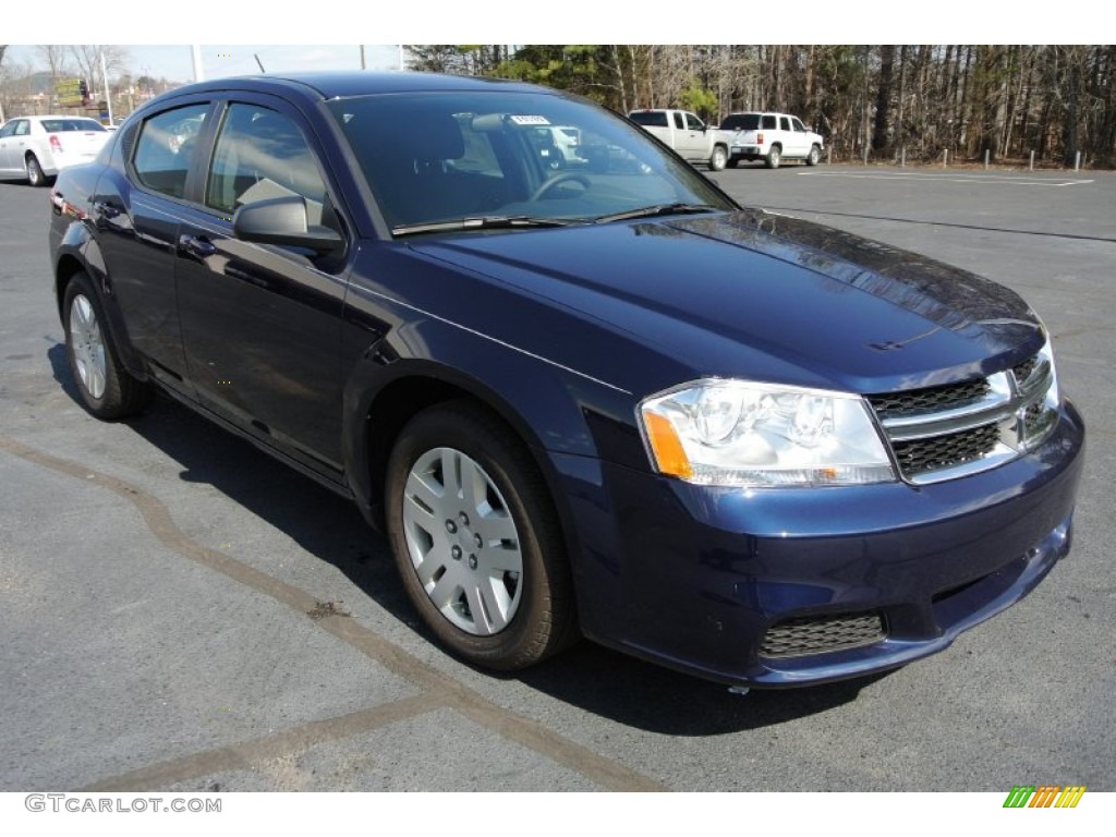 True Blue Pearl 2013 Dodge Avenger SE Exterior Photo #78091027
