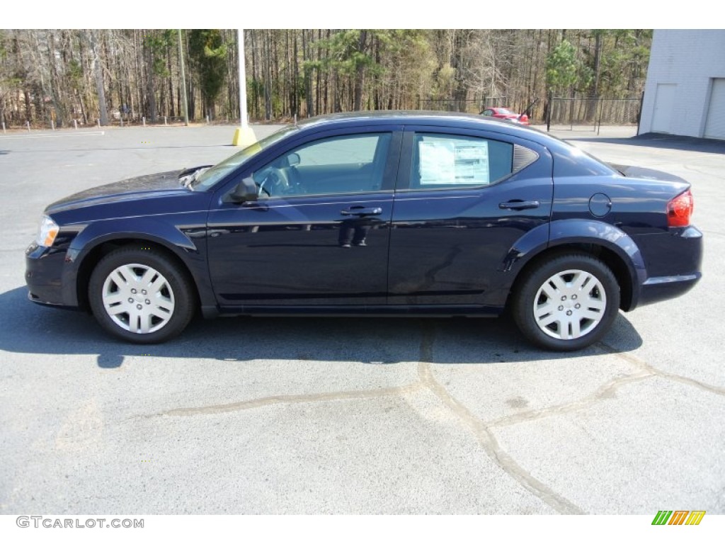 True Blue Pearl 2013 Dodge Avenger SE Exterior Photo #78091072