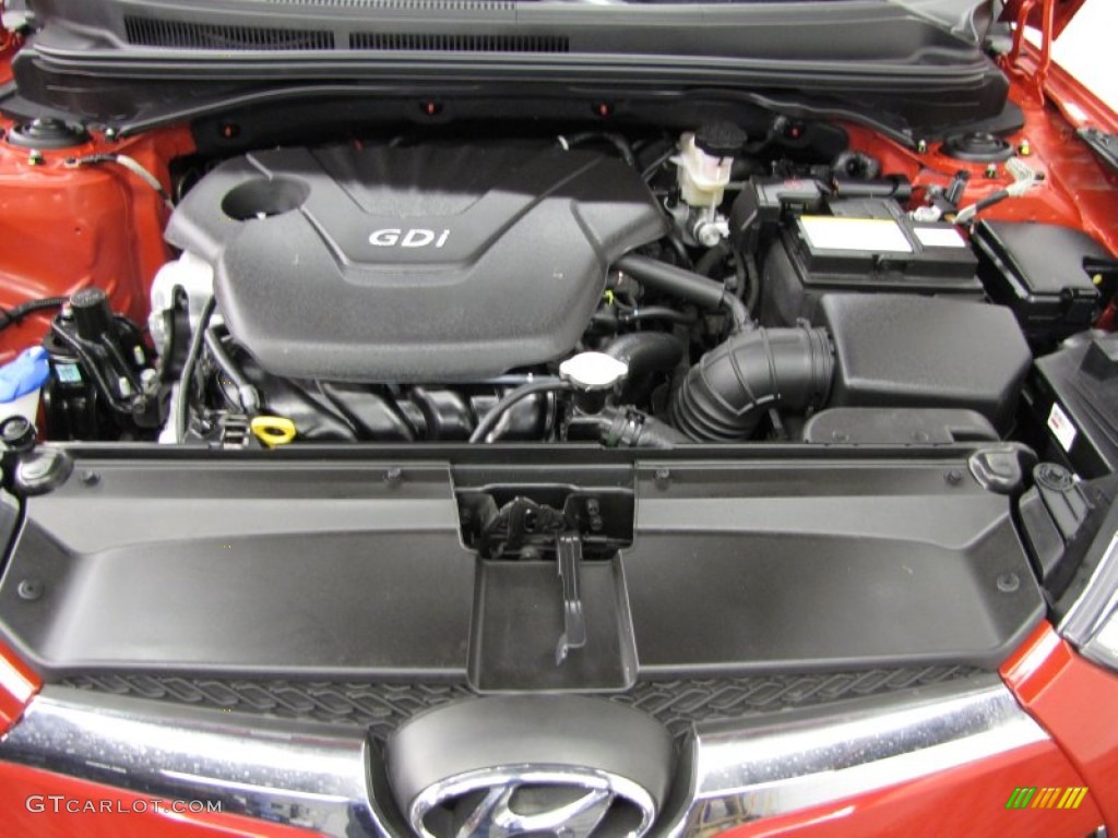 2012 Hyundai Veloster Standard Veloster Model 1.6 Liter GDI DOHC 16-Valve Dual-CVVT 4 Cylinder Engine Photo #78091088