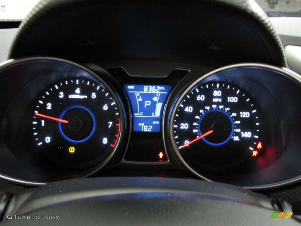 2012 Hyundai Veloster Standard Veloster Model Gauges Photo #78091271