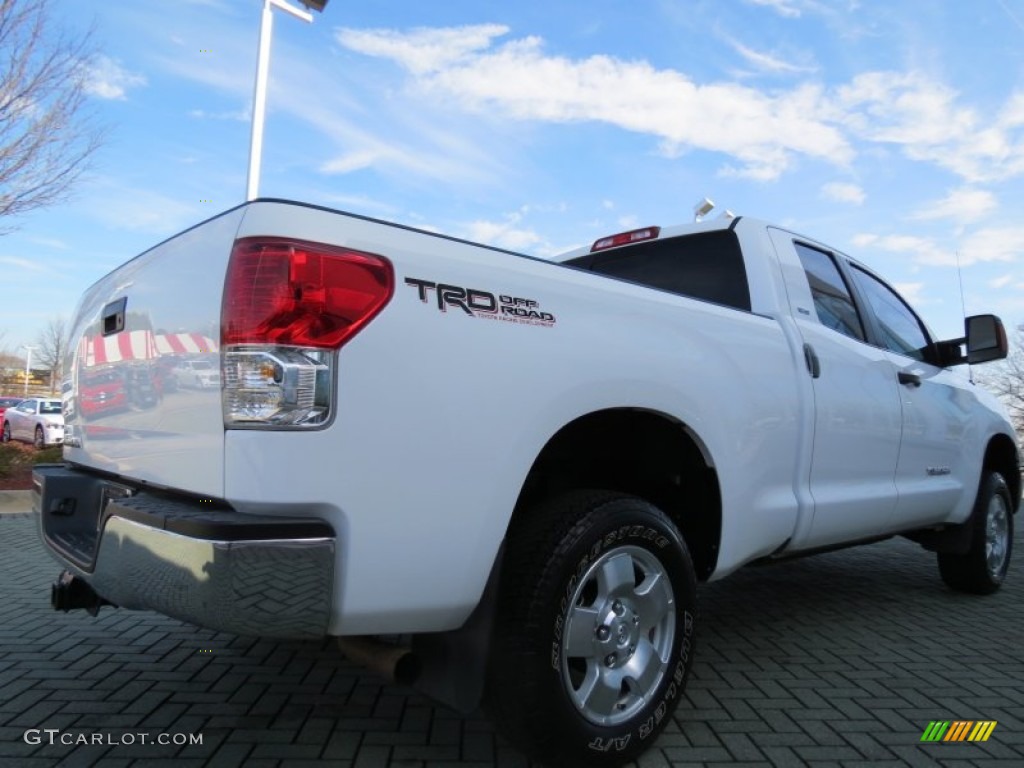 2011 Tundra TRD Double Cab - Super White / Sand Beige photo #5