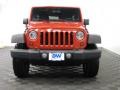 2011 Flame Red Jeep Wrangler Unlimited Sport S 4x4  photo #2