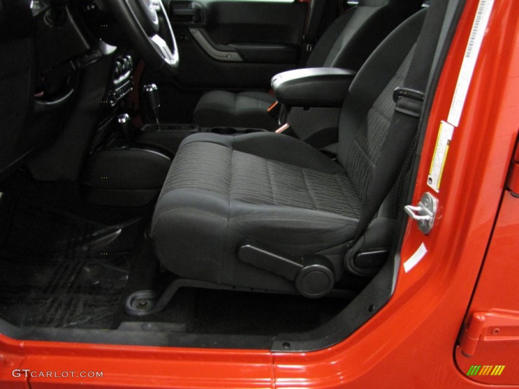 2011 Wrangler Unlimited Sport S 4x4 - Flame Red / Black photo #6