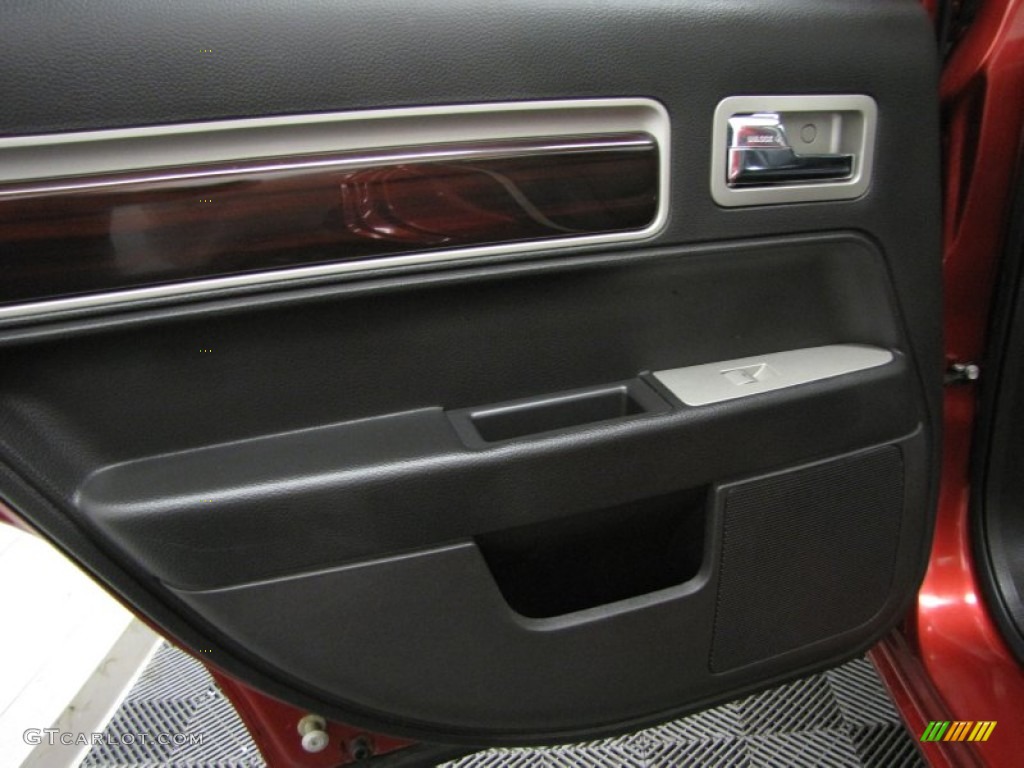2008 MKZ AWD Sedan - Vivid Red Metallic / Dark Charcoal photo #14