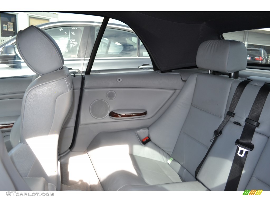 2002 3 Series 325i Convertible - Titanium Silver Metallic / Grey photo #13