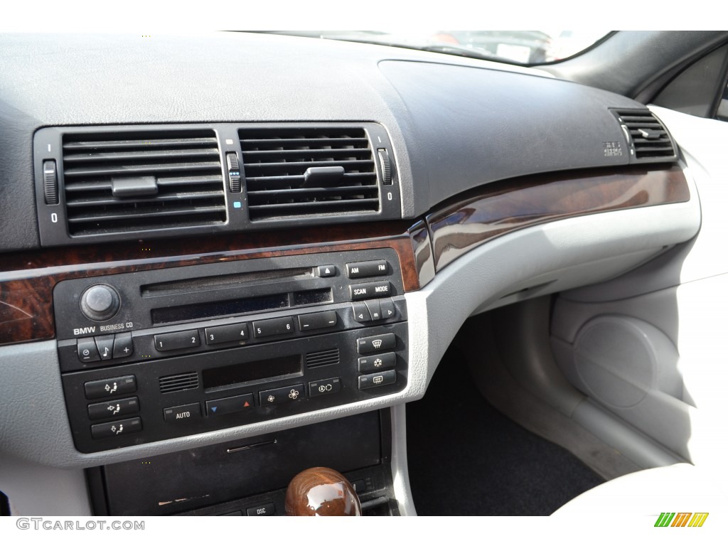 2002 3 Series 325i Convertible - Titanium Silver Metallic / Grey photo #19