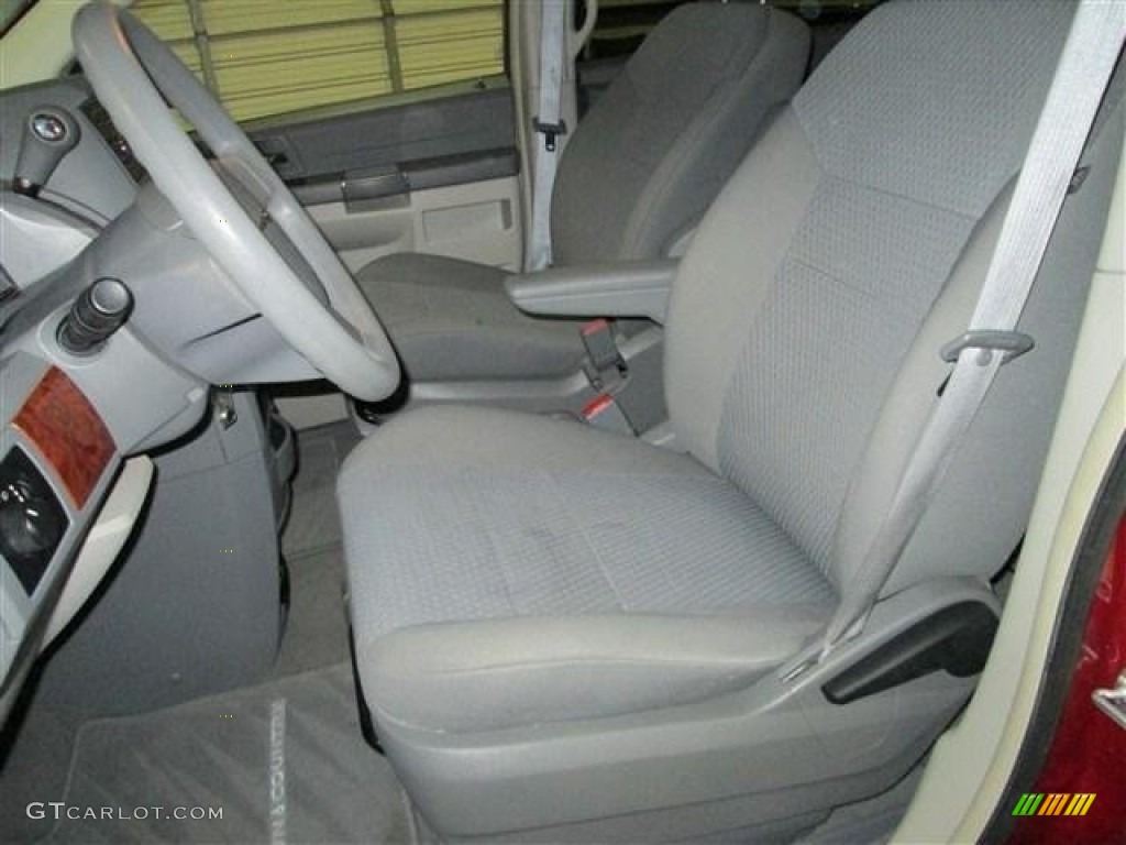 2009 Town & Country LX - Deep Crimson Crystal Pearl / Medium Slate Gray/Light Shale photo #11