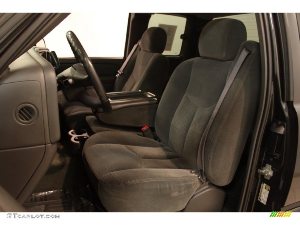 Dark Charcoal Interior 2004 Chevrolet Silverado 1500 LT Extended Cab 4x4 Photo #78094166