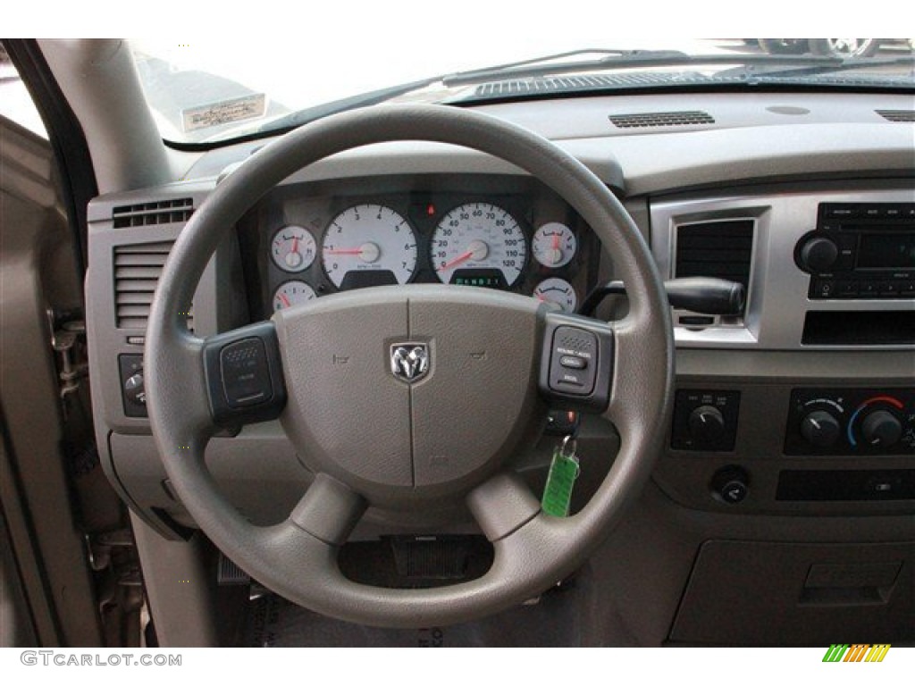 2008 Ram 1500 Lone Star Edition Quad Cab 4x4 - Light Khaki Metallic / Medium Slate Gray photo #16