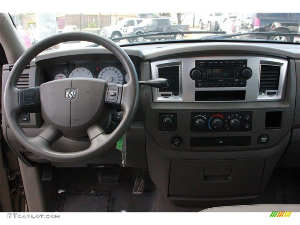 2008 Ram 1500 Lone Star Edition Quad Cab 4x4 - Light Khaki Metallic / Medium Slate Gray photo #17