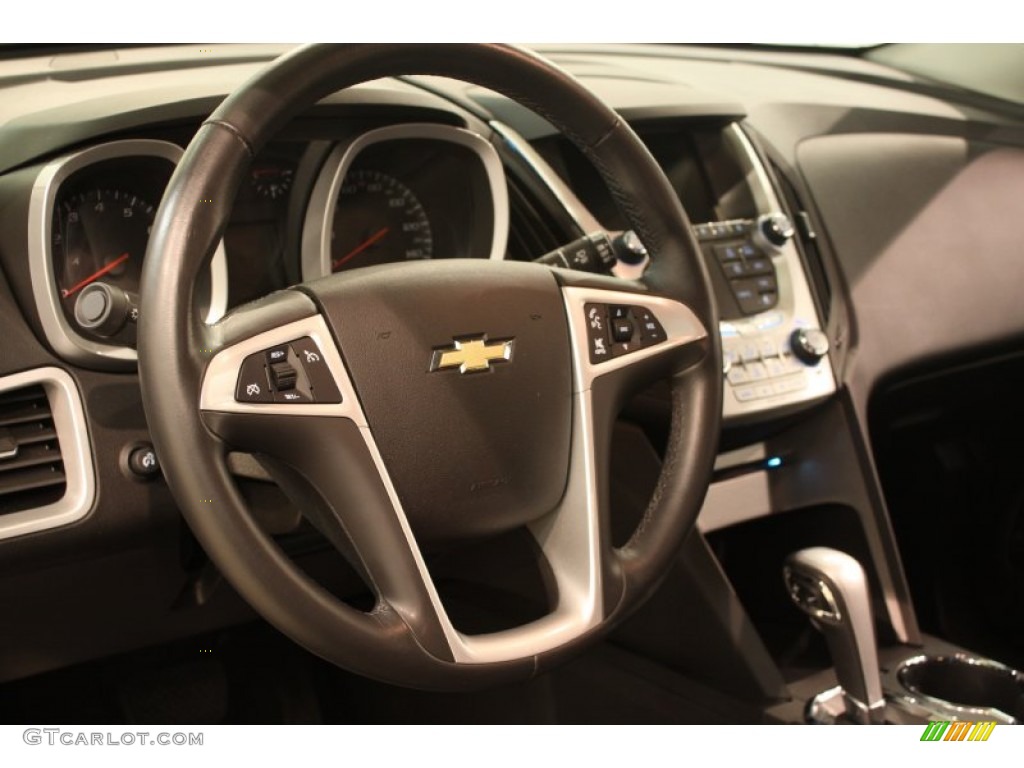 2012 Chevrolet Equinox LT Jet Black Steering Wheel Photo #78094752