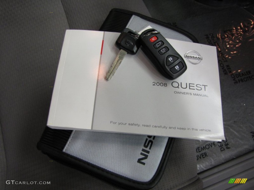 2008 Quest 3.5 S - Radiant Silver Metallic / Gray photo #29