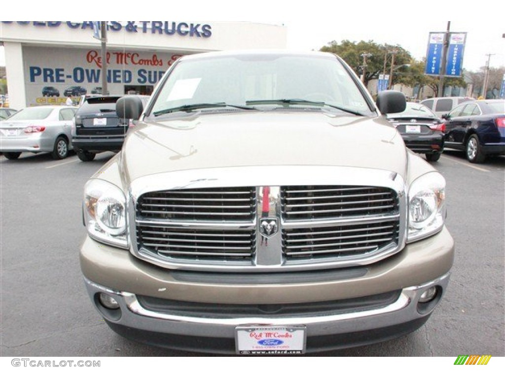2008 Ram 1500 Lone Star Edition Quad Cab 4x4 - Light Khaki Metallic / Medium Slate Gray photo #26