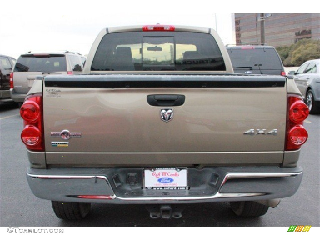 2008 Ram 1500 Lone Star Edition Quad Cab 4x4 - Light Khaki Metallic / Medium Slate Gray photo #29