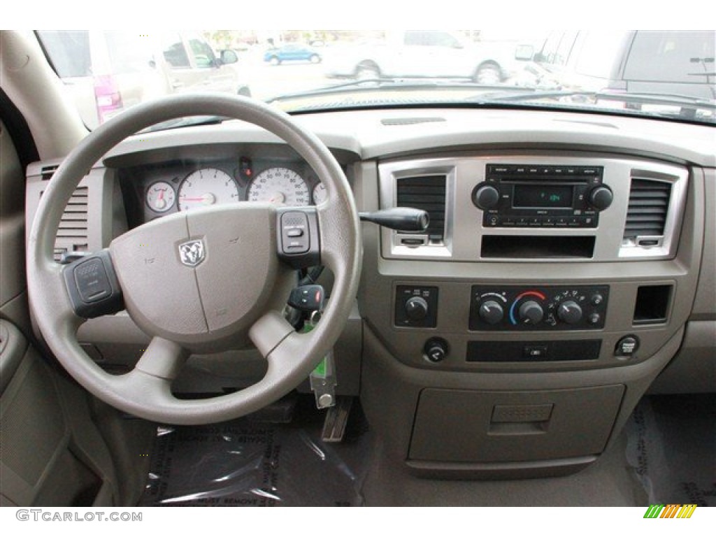 2008 Ram 1500 Lone Star Edition Quad Cab 4x4 - Light Khaki Metallic / Medium Slate Gray photo #39