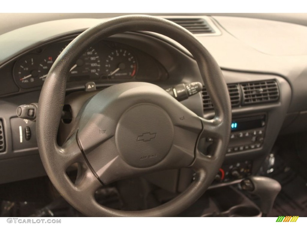 2005 Cavalier LS Coupe - Summit White / Graphite Gray photo #7