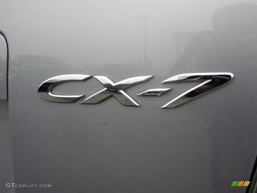 2007 CX-7 Sport AWD - True Silver Metallic / Black photo #26