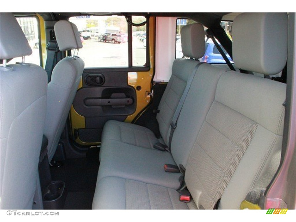 Dark Slate Gray/Med Slate Gray Interior 2008 Jeep Wrangler Unlimited Rubicon 4x4 Photo #78095792