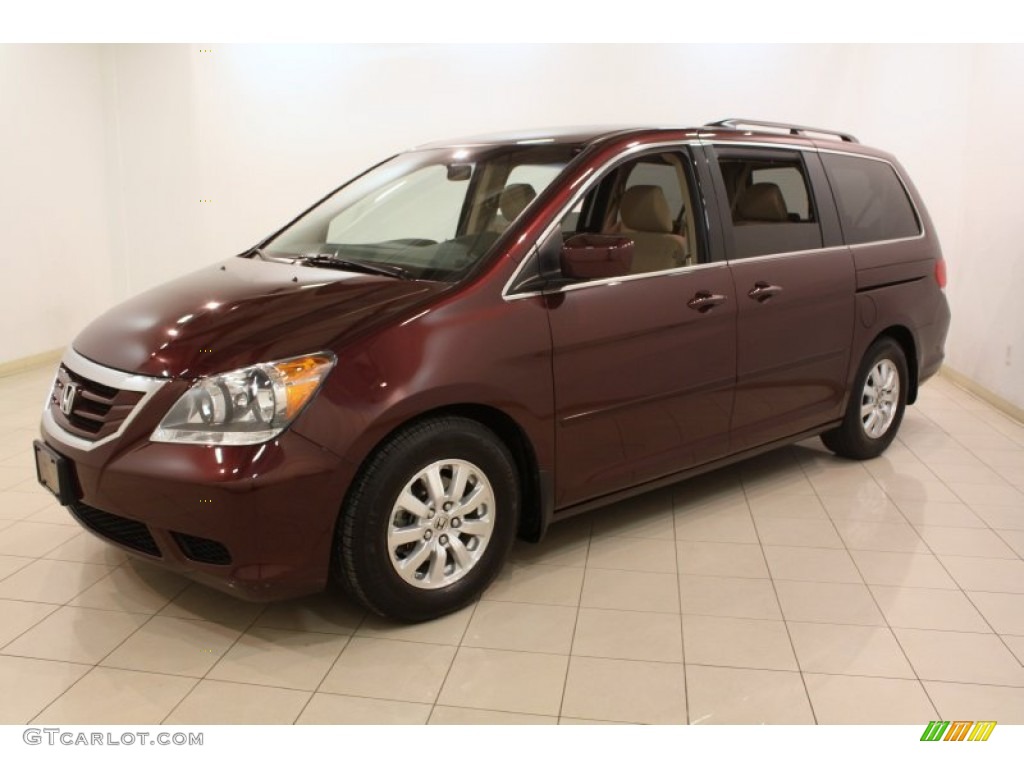 Dark Cherry Pearl 2010 Honda Odyssey EX Exterior Photo #78095807