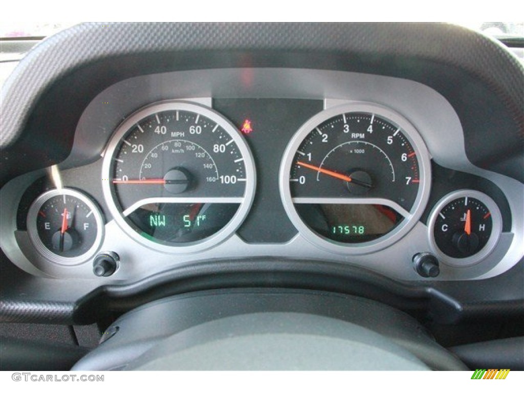 2008 Jeep Wrangler Unlimited Rubicon 4x4 Gauges Photos