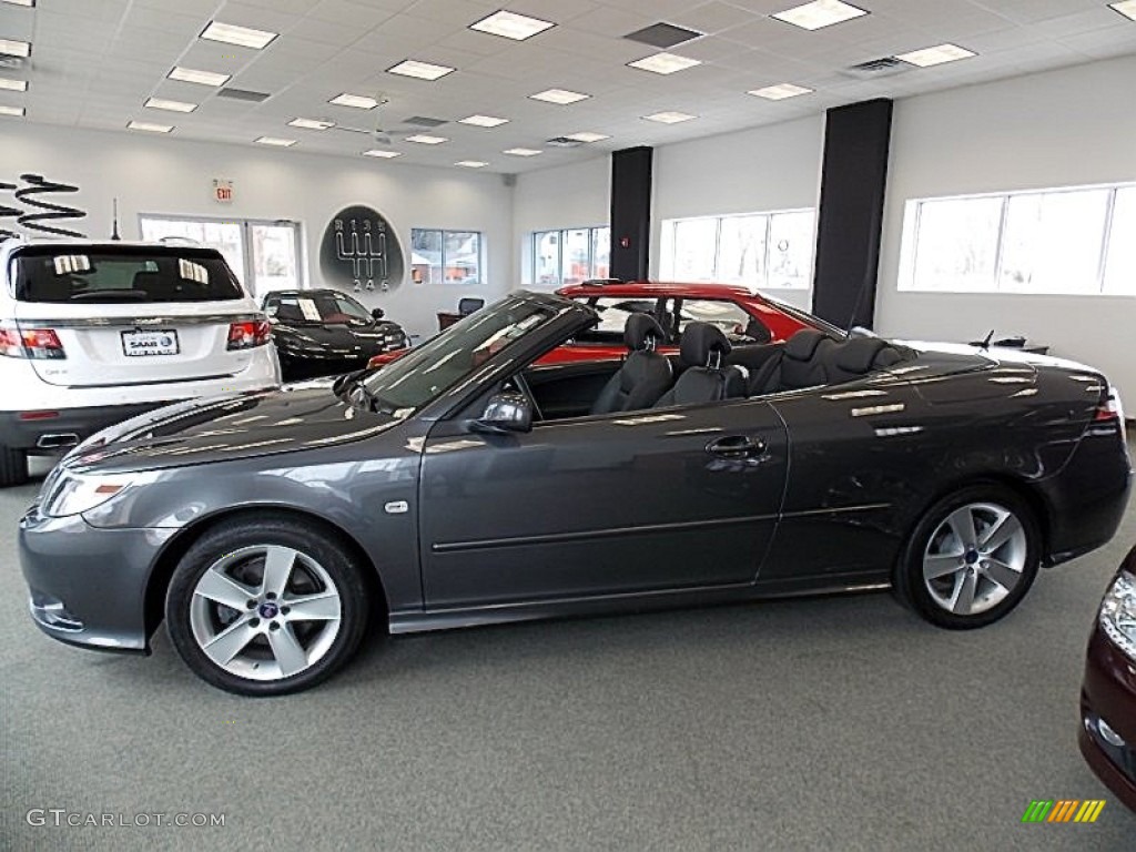 Carbon Gray Metallic 2010 Saab 9-3 2.0T Convertible Exterior Photo #78096359