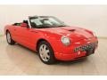 2002 Torch Red Ford Thunderbird Premium Roadster  photo #1