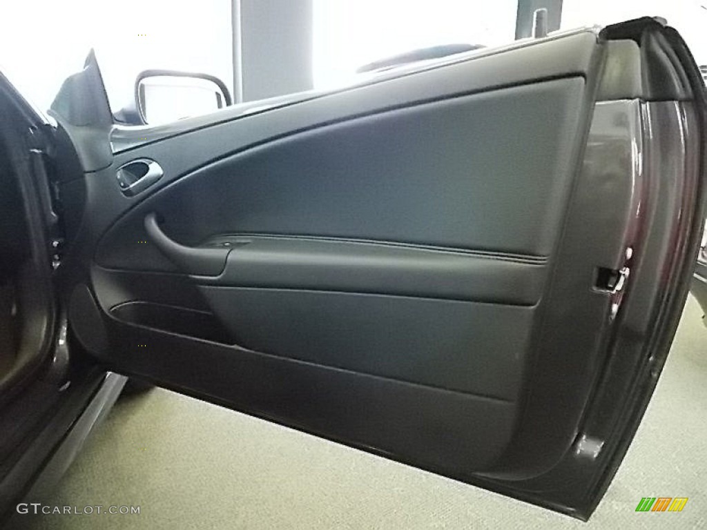 2010 Saab 9-3 2.0T Convertible Black Door Panel Photo #78096626