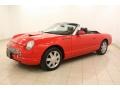 2002 Torch Red Ford Thunderbird Premium Roadster  photo #4