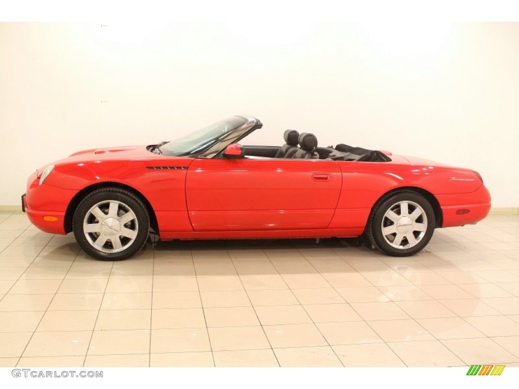 Torch Red 2002 Ford Thunderbird Premium Roadster Exterior Photo #78096656