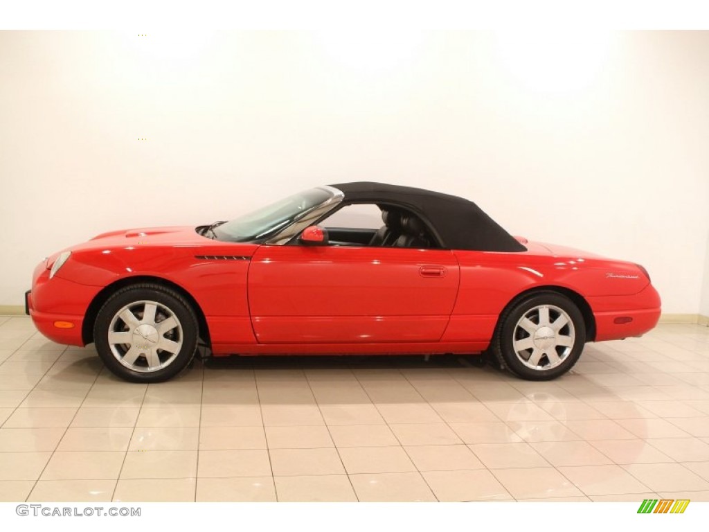 Torch Red 2002 Ford Thunderbird Premium Roadster Exterior Photo #78096668