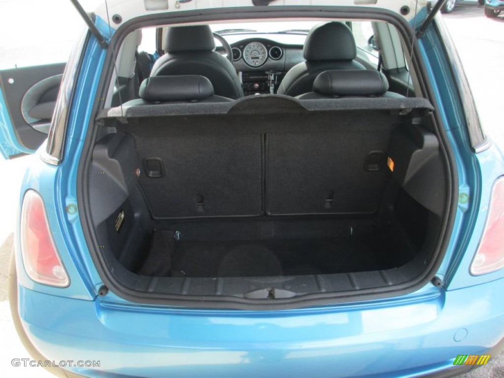 2005 Cooper S Hardtop - Electric Blue Metallic / Black/Panther Black photo #27