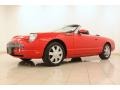 2002 Torch Red Ford Thunderbird Premium Roadster  photo #27