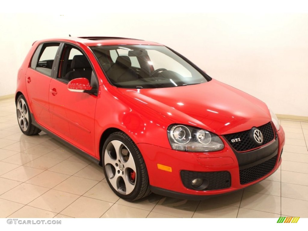 Tornado Red 2009 Volkswagen GTI 4 Door Exterior Photo #78097011