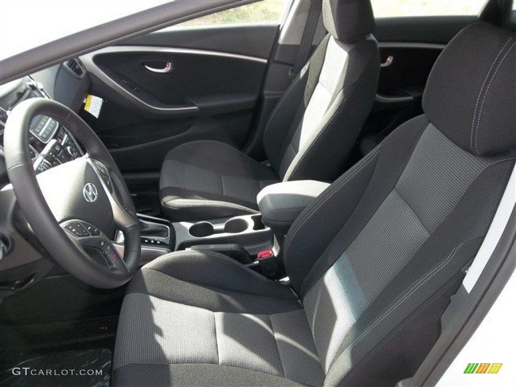 2013 Elantra GT - Monaco White / Black photo #12