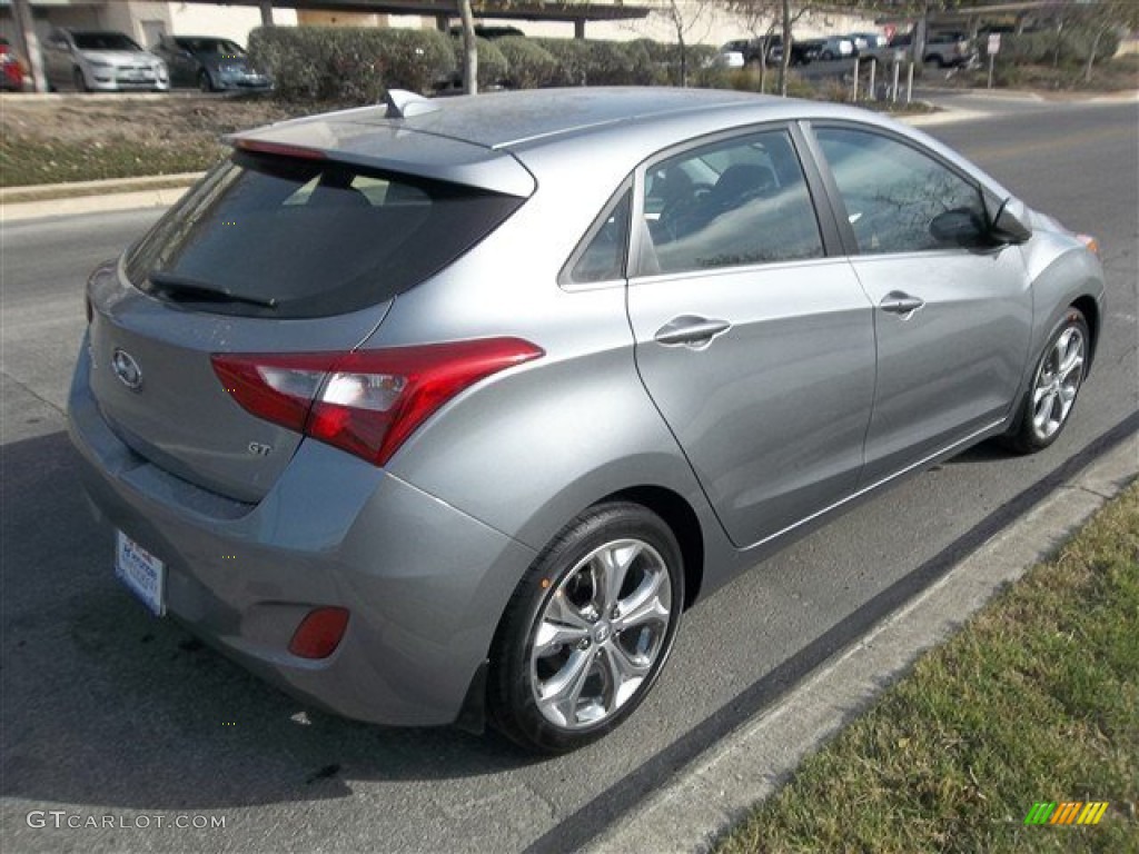 2013 Elantra GT - Titanium Gray Metallic / Black photo #6
