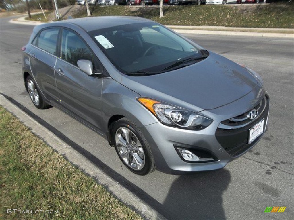 2013 Elantra GT - Titanium Gray Metallic / Black photo #7