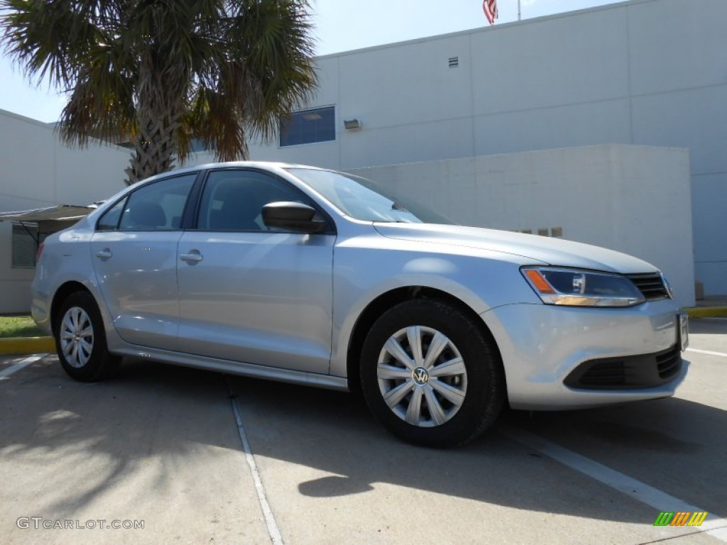 2013 Jetta S Sedan - Reflex Silver Metallic / Titan Black photo #1