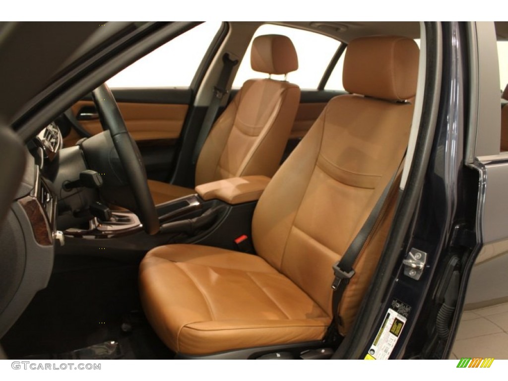 2010 3 Series 328i xDrive Sedan - Monaco Blue Metallic / Saddle Brown Dakota Leather photo #5